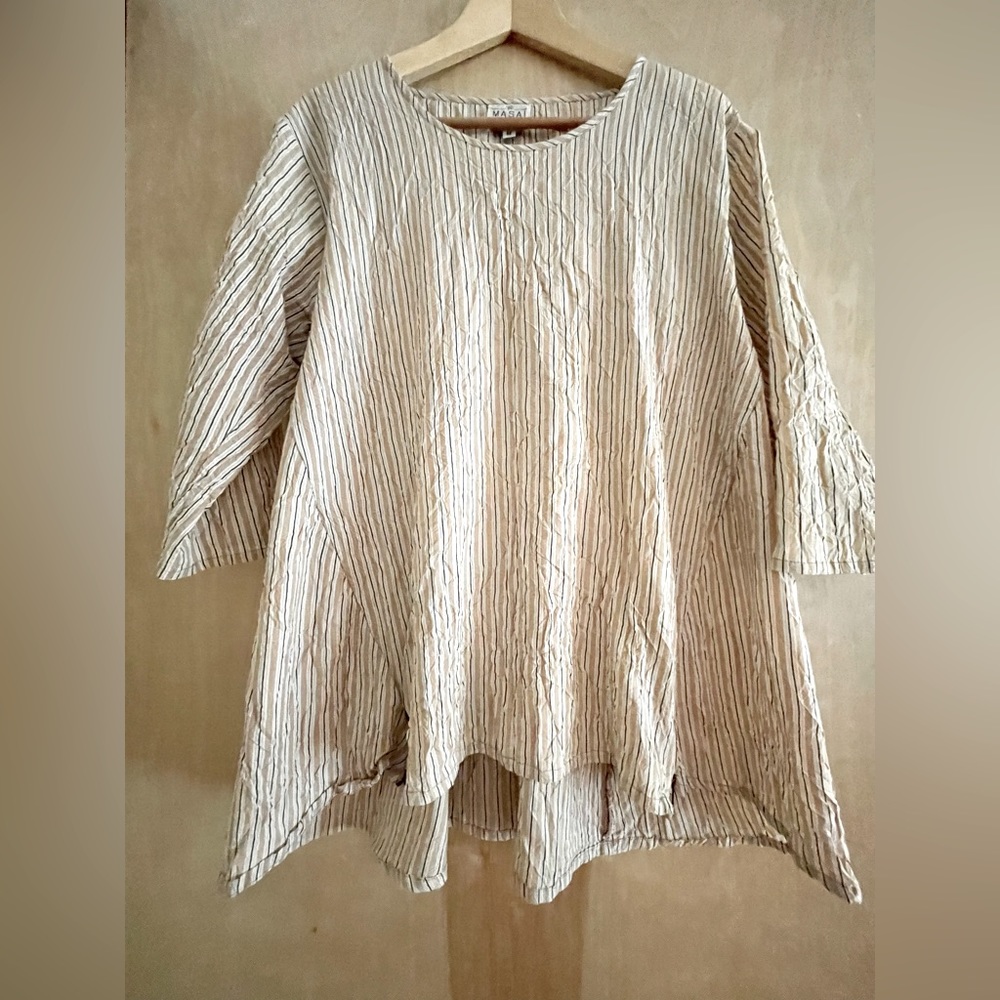 MASAI Striped Tunic Blouse